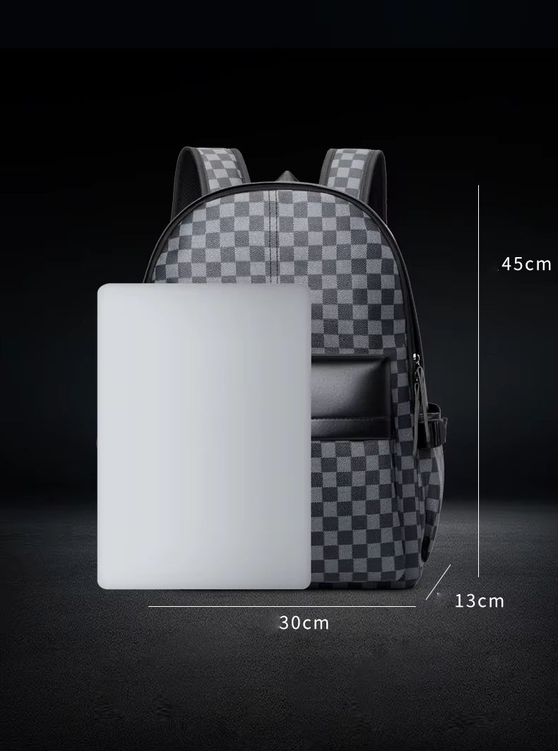 Bagarooz Premium Leather Business Waterproof Backpack™