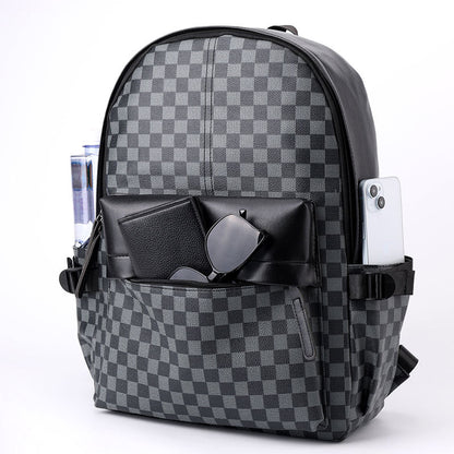 Bagarooz Premium Leather Business Waterproof Backpack™
