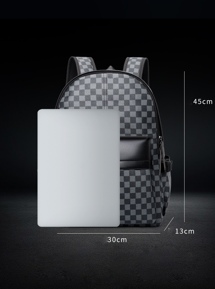 Bagarooz Premium Leather Business Waterproof Backpack™