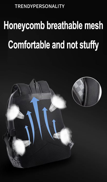 Bagarooz Premium Leather Business Waterproof Backpack™