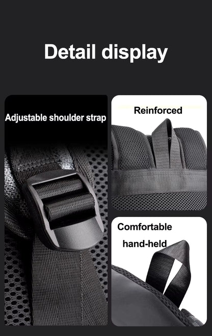 Bagarooz Premium Leather Business Waterproof Backpack™